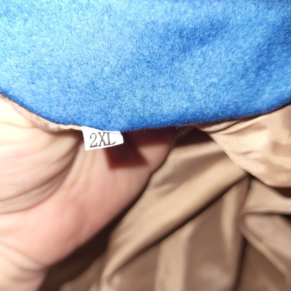 Blue Navajo Style Oversized Jacket - Picture 10 of 12